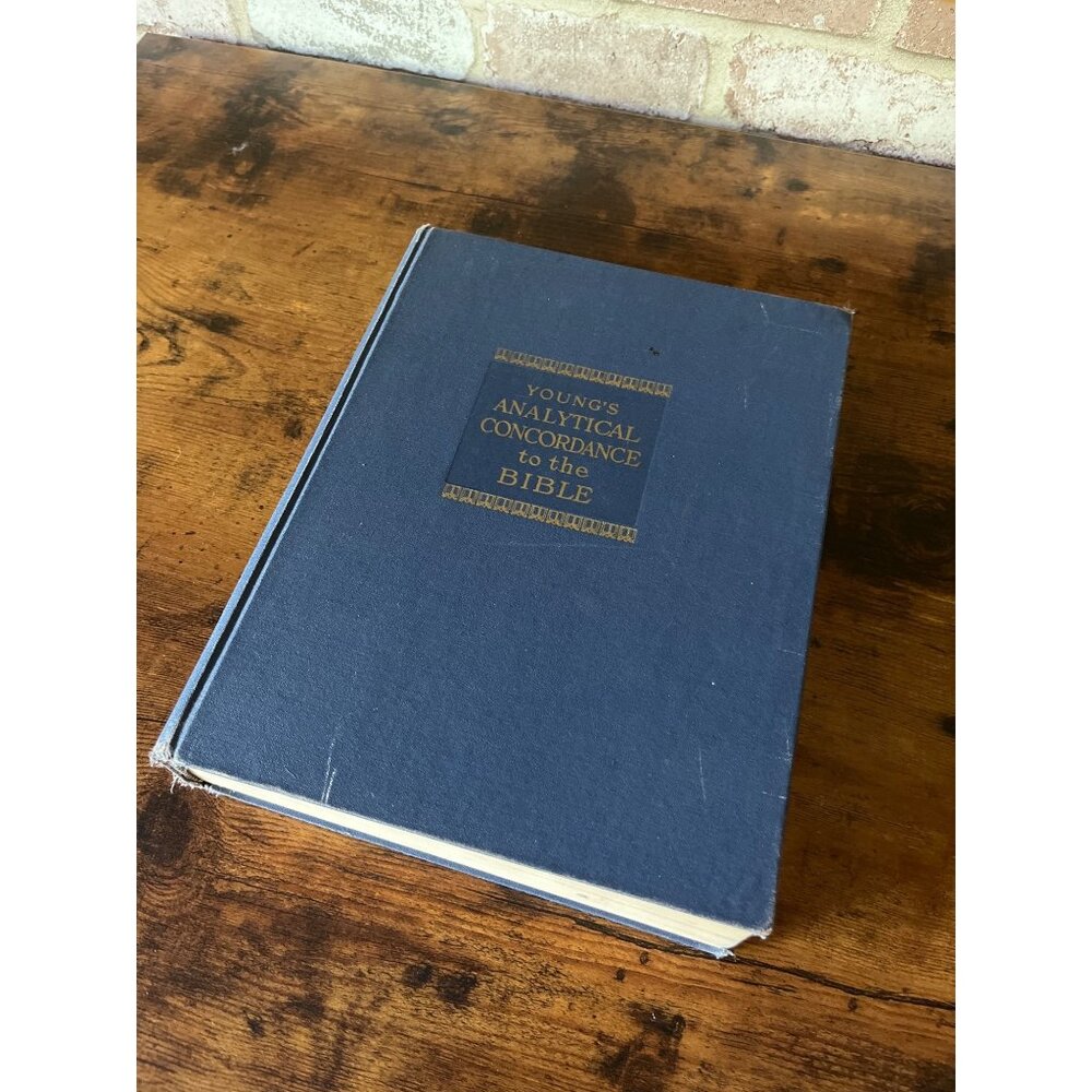 Youngs Analytical Concordance To The Bible Vintage Hardcover Book Christian